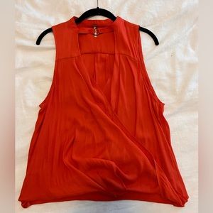 Free People Orange Tank